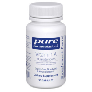 Vitamin A: Pure Encapsulations Vitamin A + Carotenoids