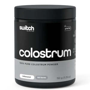 Switch Nutrition: Switch Nutrition Colostrum 150 Serves CLEARANCE Short Dated end of 08/2026