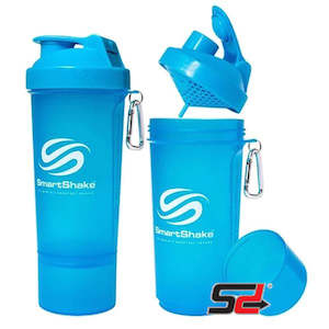 Shakers: SmartShake | Slim Neon Blue 500ml