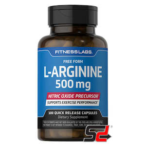 PipingRock | L-Arginine, 500 mg, 100 Capsules