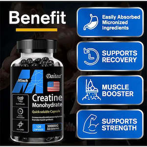 Creatine Monohydrate 60 Caps