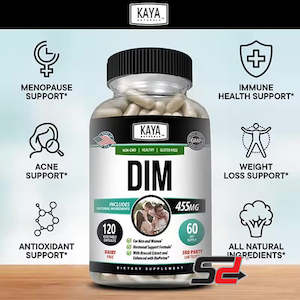 General Health 1: DIM Supplement for Men and Women | Herbal Supplement for Hormone Balance, Menopause and Prostate