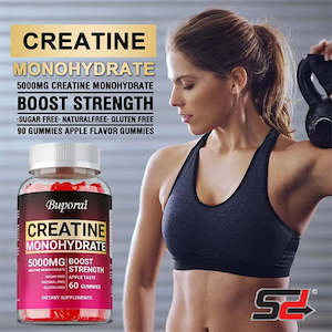 Creatine 1: Creatine Monohydrate 5000mg Gummies - Pre-workout Creatine To Help Build Muscle, Enhance Energy and Performance