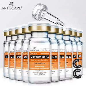 Clancartel Com: VC Serum (10 vials per order) for Face Moisturising Vitamin C Facial Essence