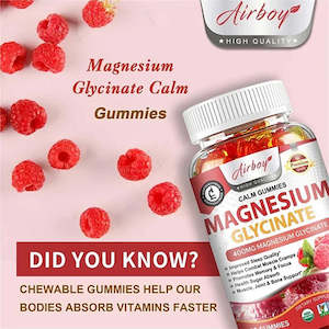 Magnesium Glycinate Gummies - Brain Health, Strengthen Muscles and Bones, Improv&hellip;