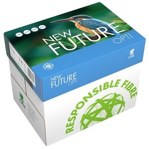 New Future Opti A4 68gsm Carbon Neutral White Copy Paper, 5 Packs of 500