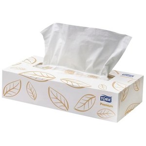 Products: Tork Premium Soft Facial Tissues 2 Ply, Box of 100