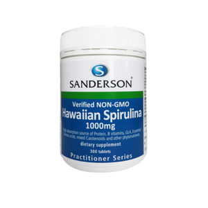 General Health: Sanderson Non-GMO Hawaiian Spirulina 1000mg