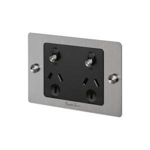 Electrical: Buster+Punch 2 Socket Outlet