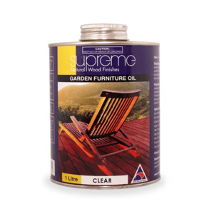 Products: Garden Furniture Oil Clear - Supreme Oils