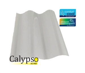 Products: Calypso Ultra Comfort Cool Corrugated Polycarbonate Sheet – 25 Year Warranty