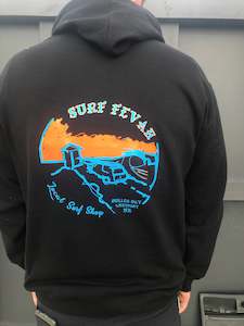 Mens: Surf Fevah Black Hoodie