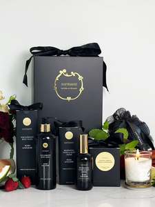 Roses & Rhubarb Crystal Gift Set