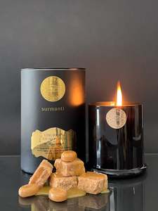 Candles: Vanilla Caramel Soy Long Burning Candle 250g