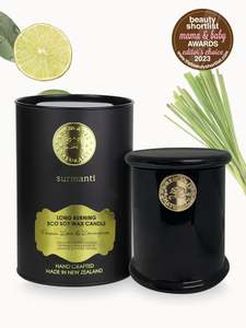 Persian Lime & Lemongrass Soy Long Burning Candle - Odour Eliminator 250g