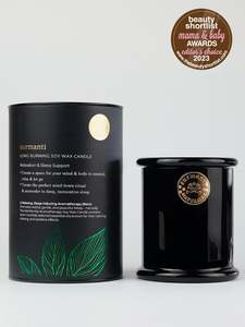 Candles: Relaxation & Sleep Support Soy Long Burning Candle 250g - A Relaxing Sleep-Inducing Aromatherapy Blend