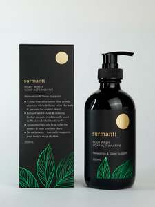 Relaxation & Sleep Support Body Wash 250mL. Breathe Deep, Lather Up, Sleep Easier.