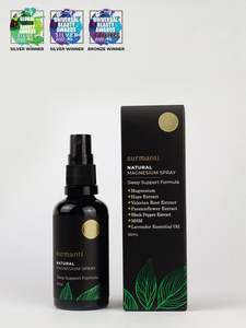 Award Winning: Natural Magnesium Sleep Support Travel Spray - 50mL - Fast-Acting Formula