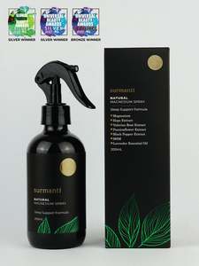 Natural Magnesium Sleep Support Spray - 200mL - Fast-Acting Formula. Best Seller