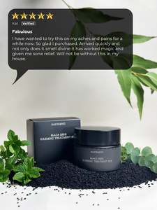 Black Seed Warming Treatment Rub 100gms Supports Healing and Reduces Inflammation Naturally