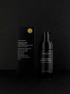 Natural Man Deep Pore Foaming Wash 100mL - New & Improved