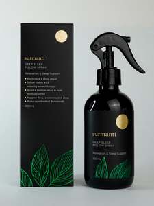 Relaxation & Sleep Support Deep Sleep Pillow Spray 200mL. Linen Mattress & Underlay Spray