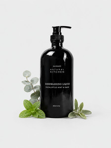 Natural Dishwashing Liquid 500mL Glass Bottle | Eucalyptus Mint & Sage | Kills 9&hellip;