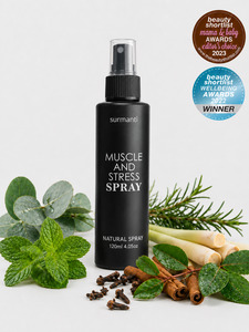 Muscle & Stress Spray - Topical Relief In Minutes. Multi Award Winning. Best Seller