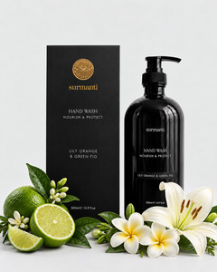 Hand Wash Nourish & Protect 500ml - Lily Orange & Green Fig