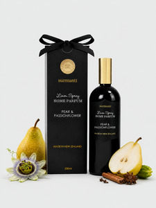 French Pear & Passionflower Natural Linen | Room Spray (200 mL) Glass Not Plastic