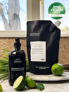 Award Winning: Dishwashing Liquid Refill (1 litre) - Persian Lime & Lemongrass - Natural Kitchen