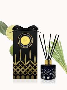 Persian Lime & Lemongrass (Odour Eliminator) Crystal Series Reed Diffuser - Smal&hellip;
