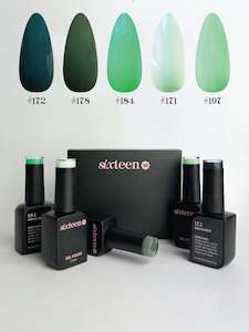 Sixteen Gel Collections: Sixteen Green With Envy Collection