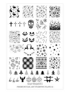 Premium Nail Art Stamping Plate 4