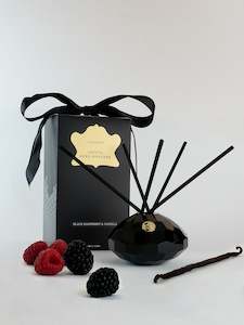 Crystal Reed Diffusers Refills: Black Raspberry & Vanilla Hexagonal Reed Diffuser - 100ml
