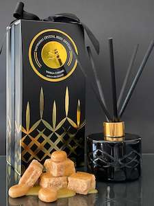 Vanilla Caramel Crystal Reed Diffuser - Large Rooms 200mL