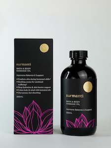 Bath Body Massage Oil: Hormone Balance & Support Bath & Body Massage Oil - 200mL Comforts Dry Skin During Hormonal Shifts