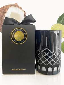 Lime & Coconut Crystal Series Long Burning Candle 1.275kg SECONDS!