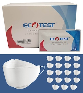 20 RATs + 20 masks for $155 : Assure Tech Rapid Antigen EcoTest 20 pack + KF94 (&hellip;