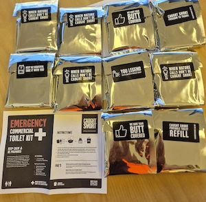 Products: Commercial Emergency Toilet Kit 10pk - Survive-it