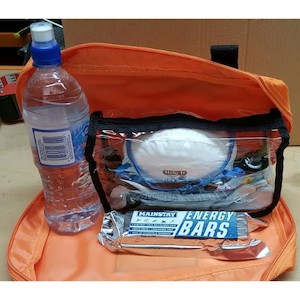 Grab & Go Bag Kiwibank food - Survive-it