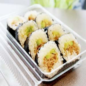 Double Avocado Teriyaki Chicken Sushi
