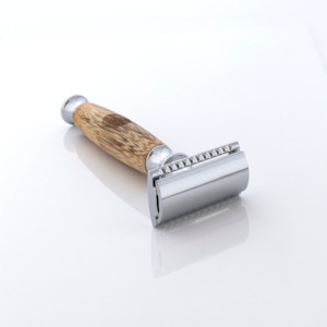 Products: SustainaBLAH Stainless Steel Safety Razor - The Bamboo Edition