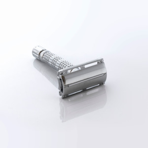 Stainless Steel Safety Razors: SustainaBLAH Stainless Steel Safety Razor - The Minimalist Silver Edition