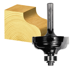 Products: 2 Flute - Ogee Bit with Ball Bearing Guide - Carbide Tipped - Sutton Tools New Zealand