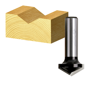 Products: 2 Flute - 120° Vee Groove Bit - Carbide Tipped - Sutton Tools New Zealand