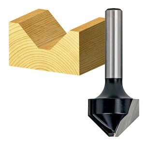 Products: 2 Flute - 90° Vee Groove Bit With Flat - Carbide Tipped - Sutton Tools New Zealand