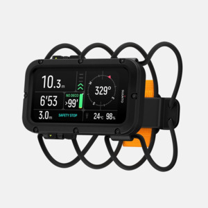 Suunto Nautic with Bungee Cord & Tank Pod