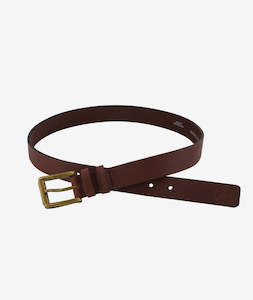 Accessories Belts: Men's Leather Twin Keeper Belt - 30mm Wide