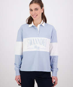 Womens Shirts: Women's Rutherford Long Sleeve Rugby Shirt